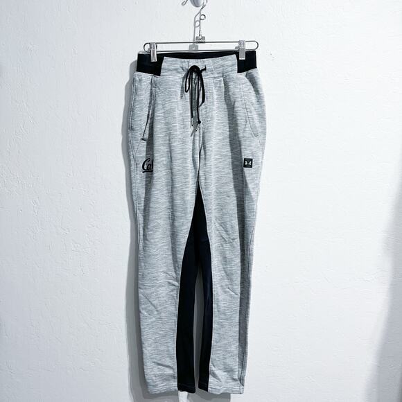 Cal Berkeley Under Armour Pants Small Tapered Sweatpants Gray UC - Picture 1 of 11